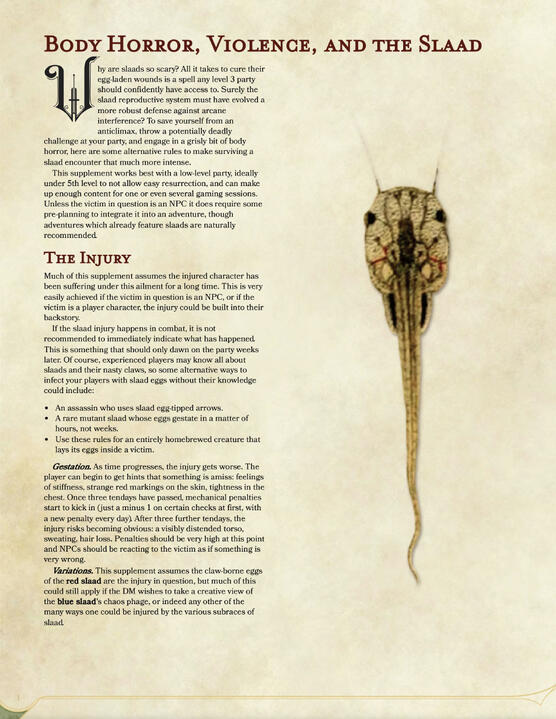 Slaad Surgery - Page 1